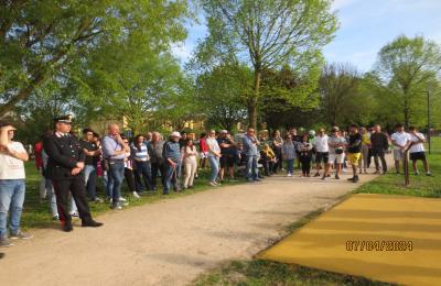 Un momento dell'inaugurazione